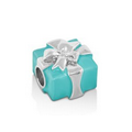 Lauren G. Adams Gabriella Silver & Baby Blue Present Charm Bead